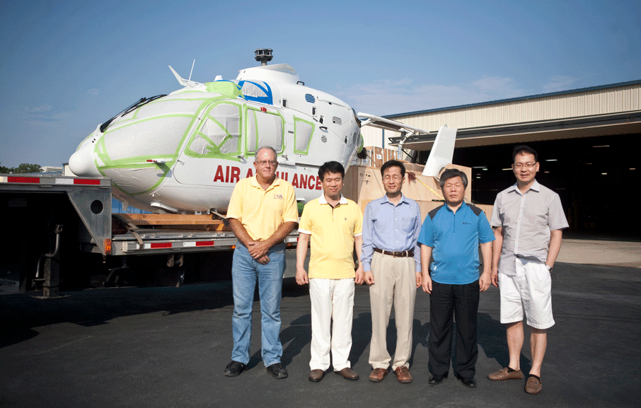 First civilian operated EMS aircraft for Republic of Korea