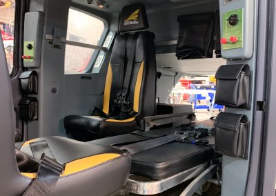 STAT MedEvac H135 T3H air medical interior completed by Metro Aviation