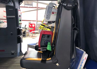 STAT MedEvac H135 T3H air medical interior completed by Metro Aviation