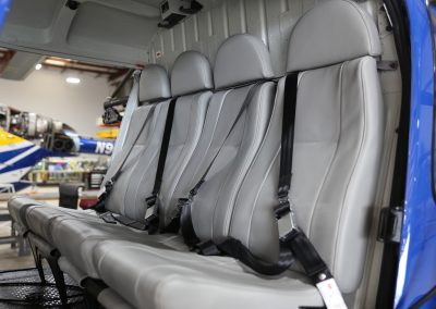 Interior from refurbished Buenos Aires AS350 B3 aircraft completed by Metro Aviation