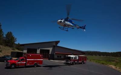 AirLink lands at Klamath County Fire District Station #5