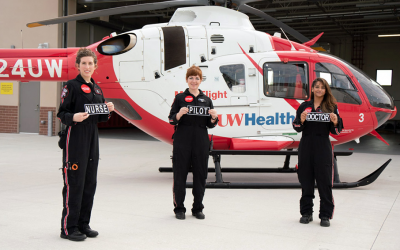 UW Med Flight’s first all-woman crew makes history